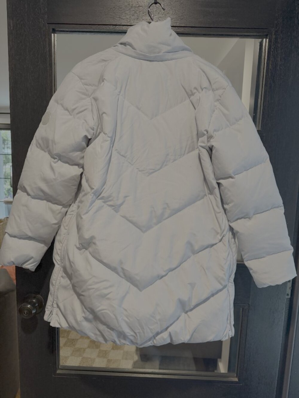 Seraphine Maternity & Babywearing Puffa Coat | Ice Blue | Size 6